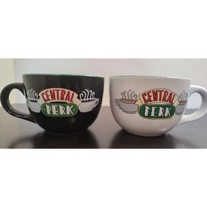 Friends Central Perk Mug Set Of Two 24oz Monica Chandler Joey Ross Phoebe Rachel